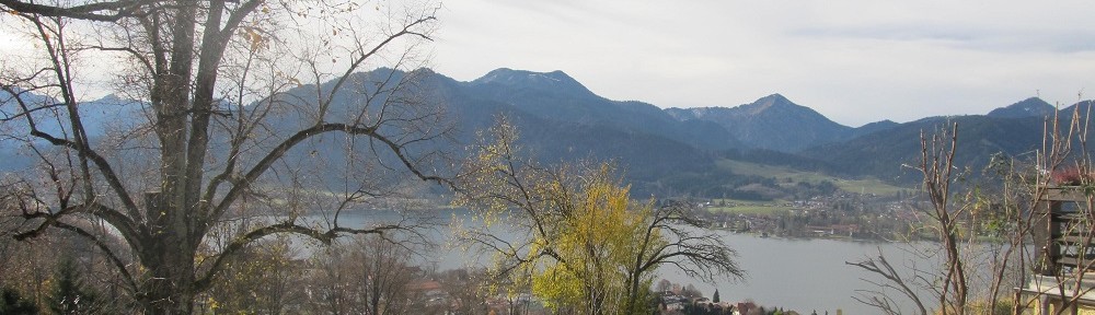 Aussicht vom Westerhof am Tegernsee