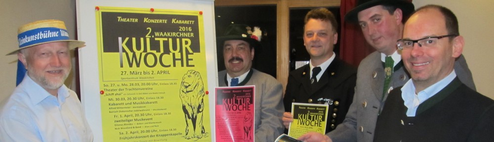 2. Waakirchner Kulturwoche bietet Theater, Kabarett und Konzerte